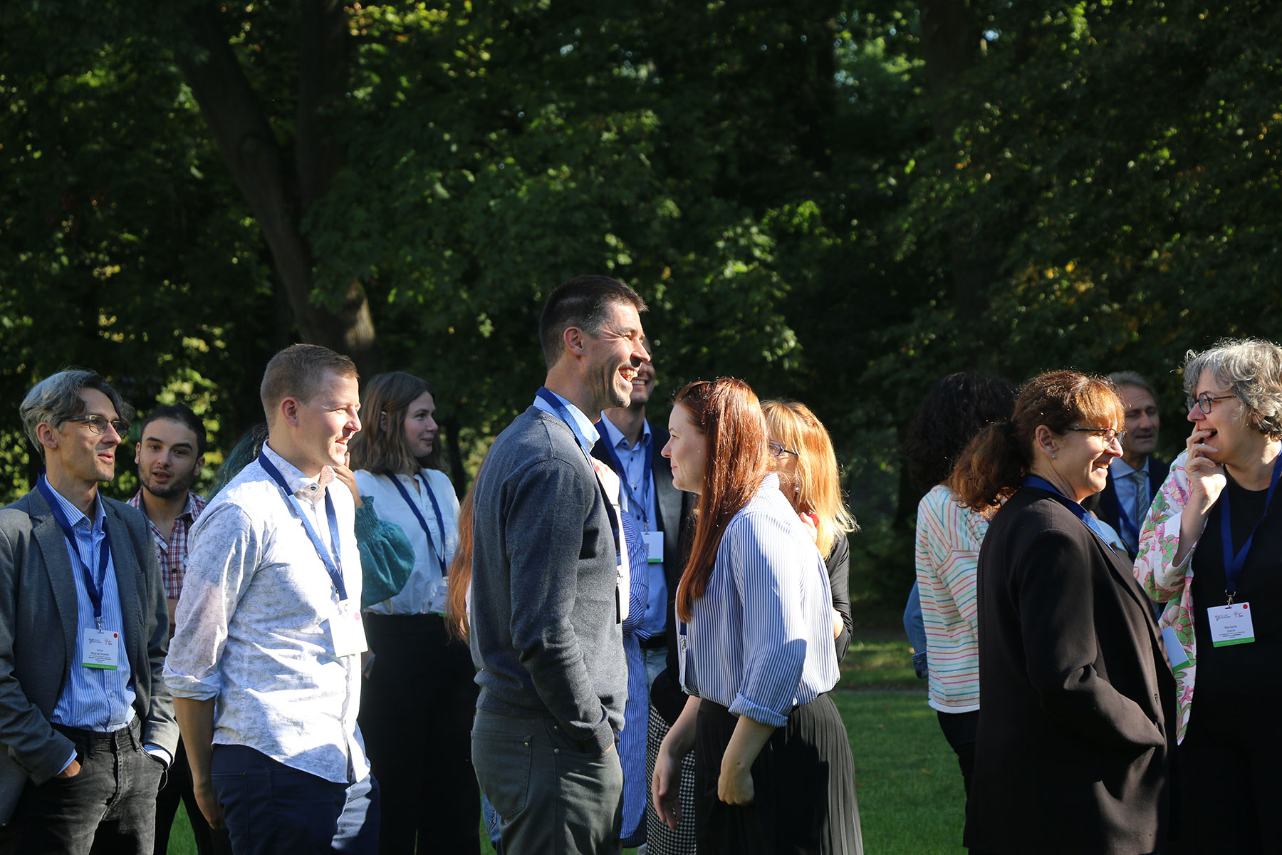 Group of people in a networking event